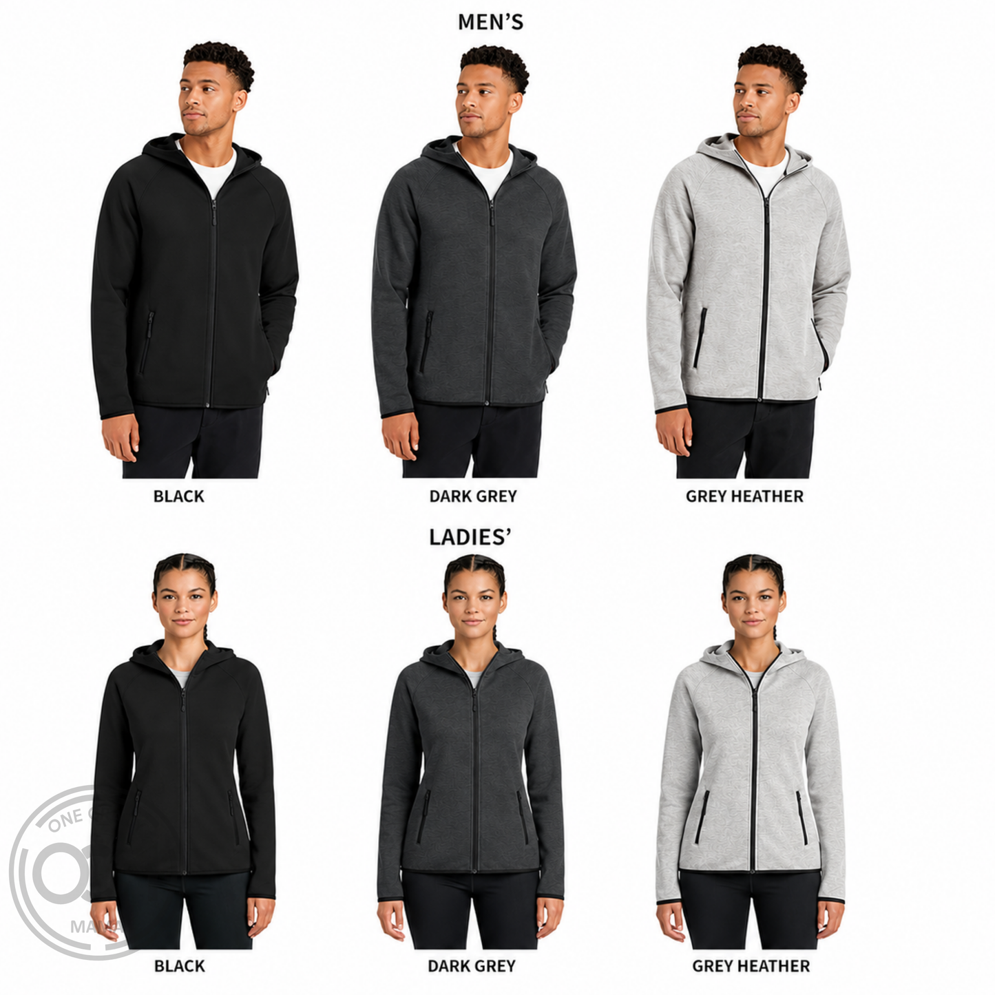 Adult & Ladies - Sport Tek Full Zip Hoodie (AJF)