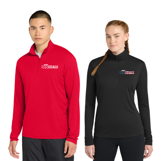 All Sizes - Sport Tek Polyester /4 Zip (Ankeny General Baseball)