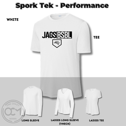 Adult & Ladies - Multiple Performance Tees (Centennal Jaguars Baseball)