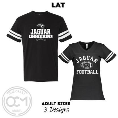 Adult & Ladies - Football Jersey Tees (Centennial Jaguar Football)