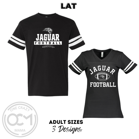 Adult & Ladies - Football Jersey Tees (Centennial Jaguar Football)