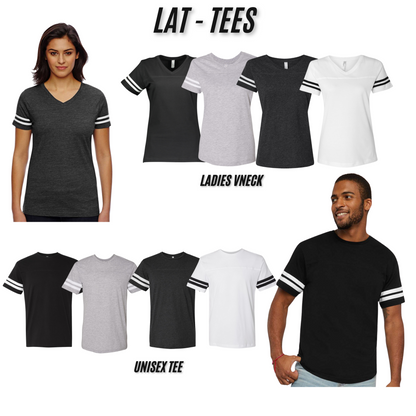 Adult & Ladies - Football Jersey Tees (Centennial Jaguar Football)