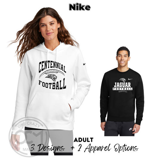 Adult - Nike Sweatshirts (Centennial Jaguar Football)