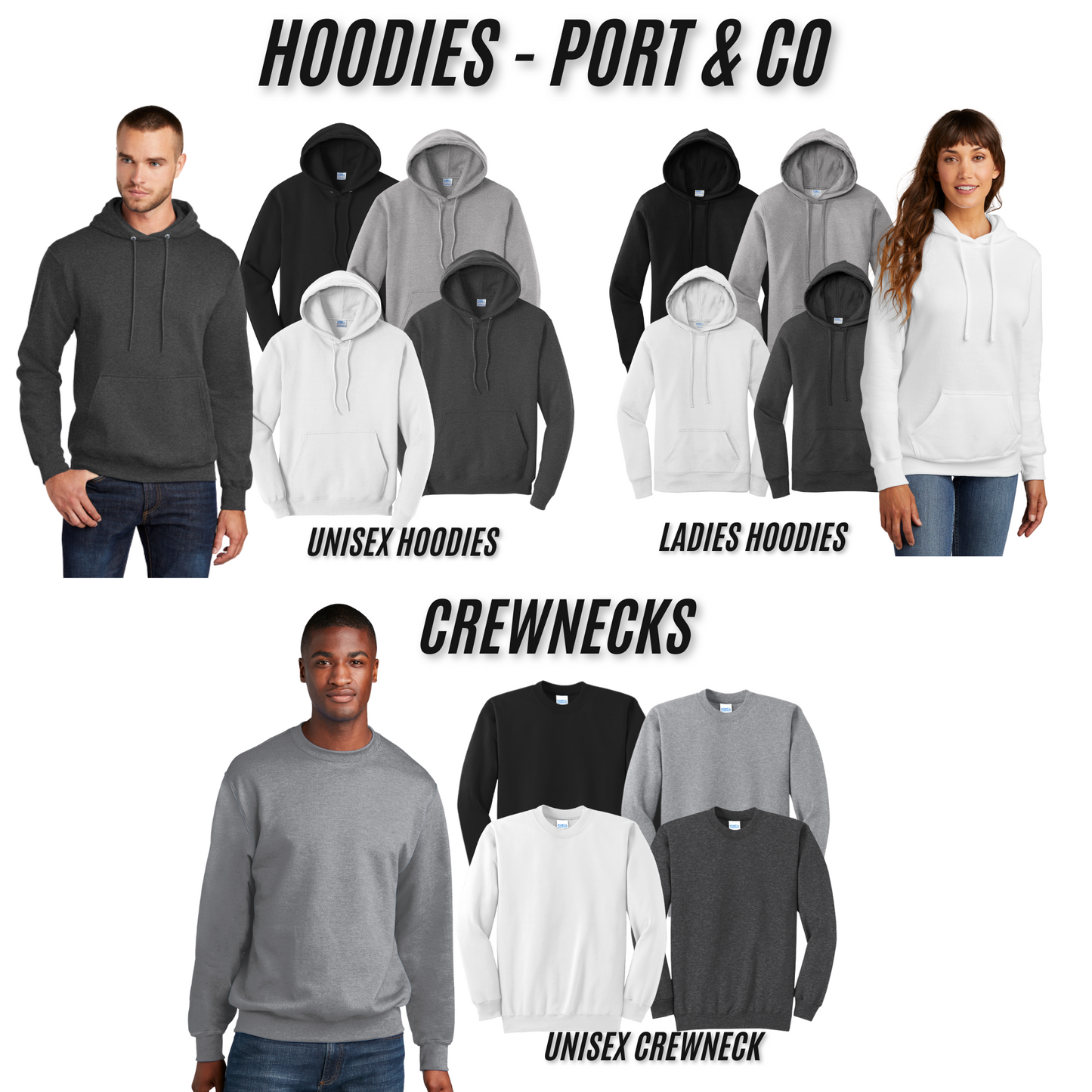 Adult - Port & Company Sweatshirts (Centennial Jaguar Football)