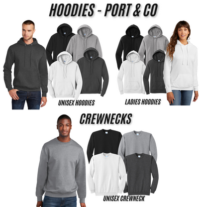 Adult - Port & Company Sweatshirts (Centennial Jaguar Football)