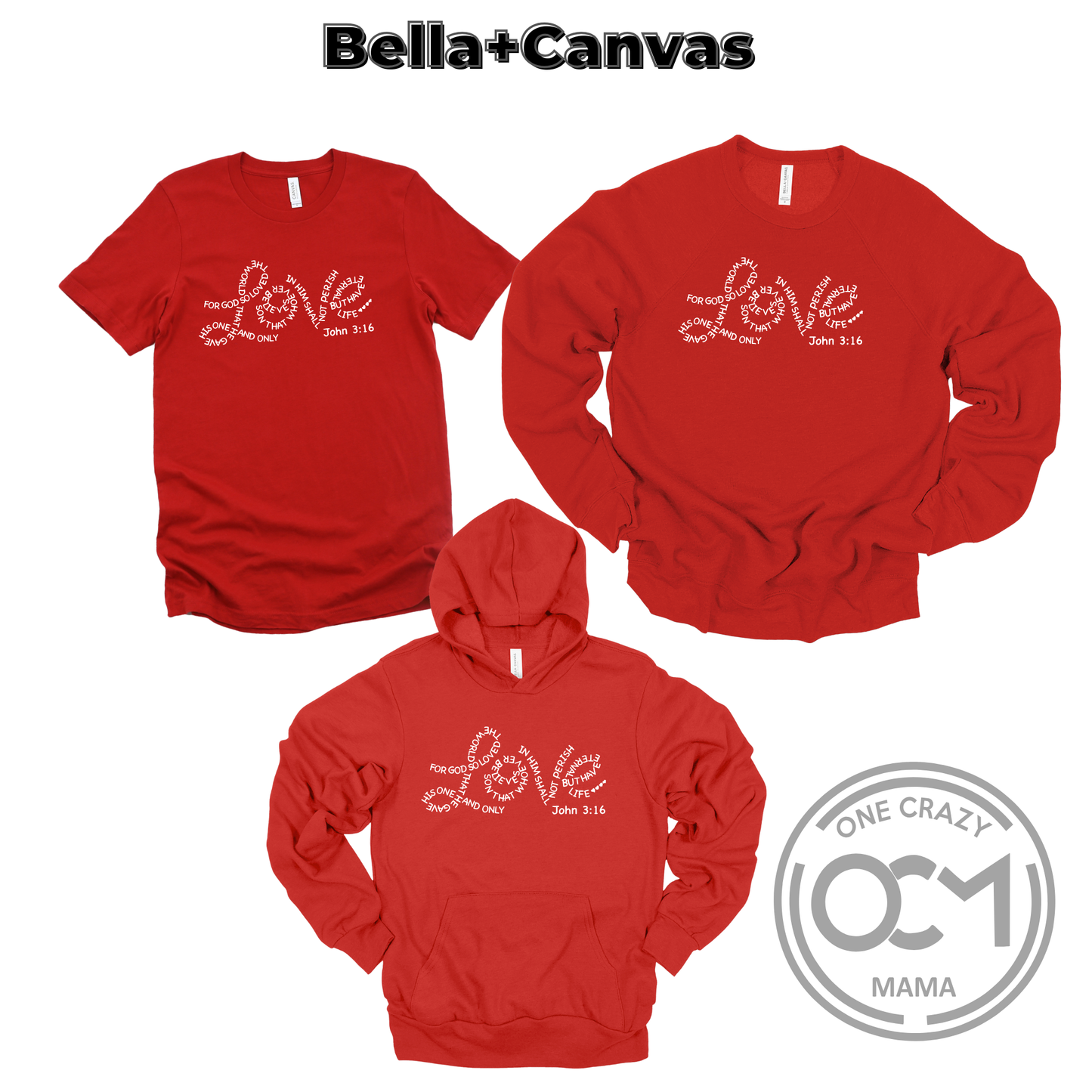 Adult - Premium Tee, Crewneck or Hoodie (Love)