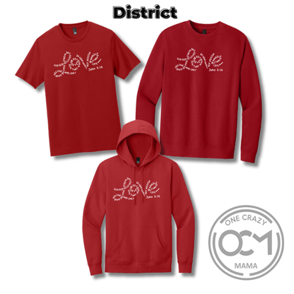 Adult - Premium Tee, Crewneck or Hoodie (Love)