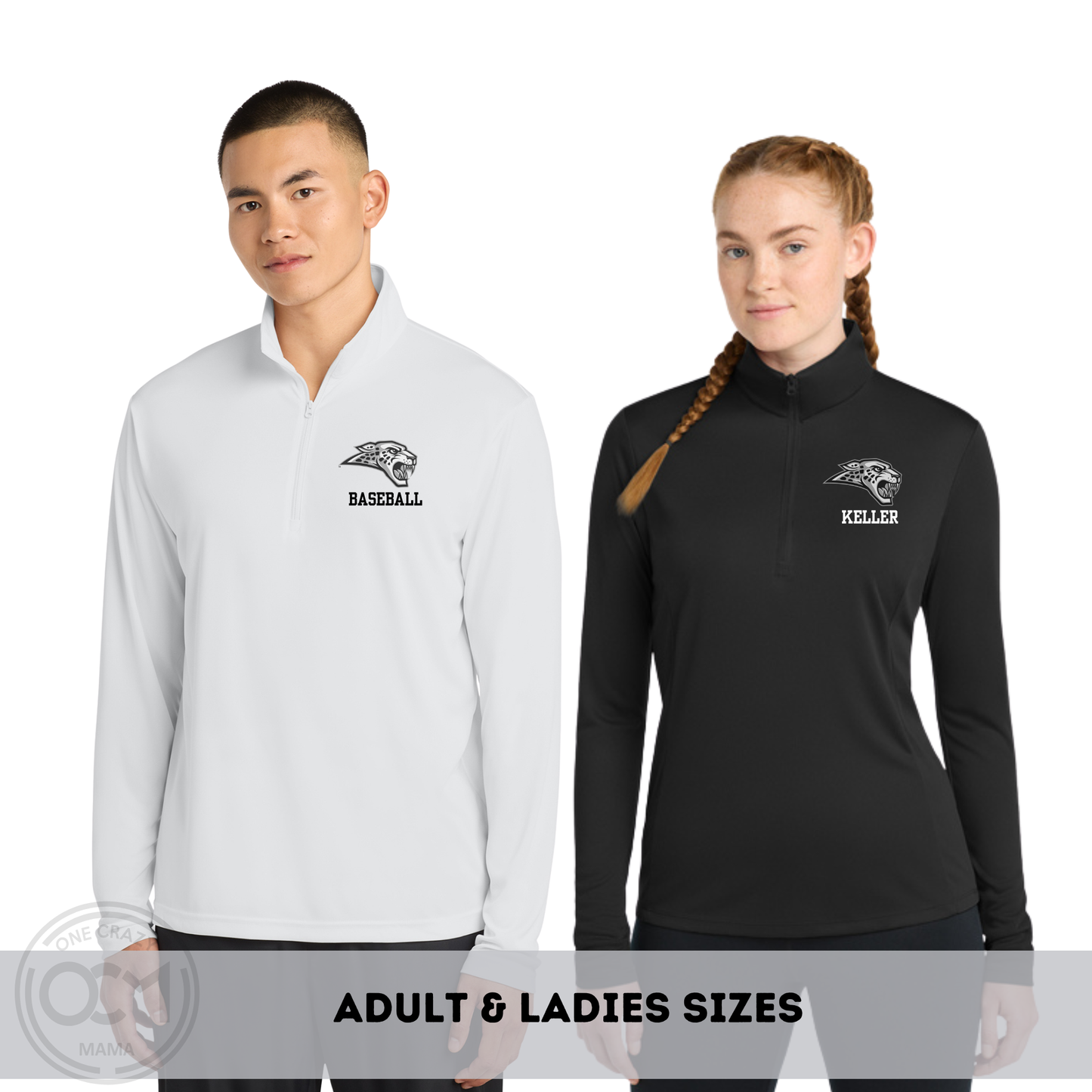Adult & Ladies- Polyester 1/4 Zip (Centennial Baseball 2026)