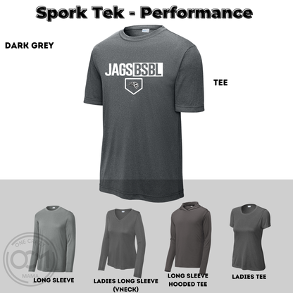 Adult & Ladies - Multiple Performance Tees (Centennal Jaguars Baseball)