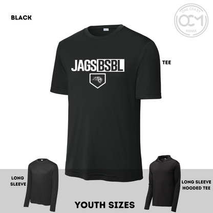 Youth - Multiple Performance Tees- (Centennial Jaguar Baseball)