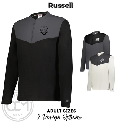 Adult - Russell Sideline 1/4 Zip (Centennial Jaguar Football)