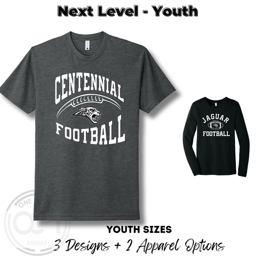 Youth - Next Level Tees (Centennial Jaguar Football)