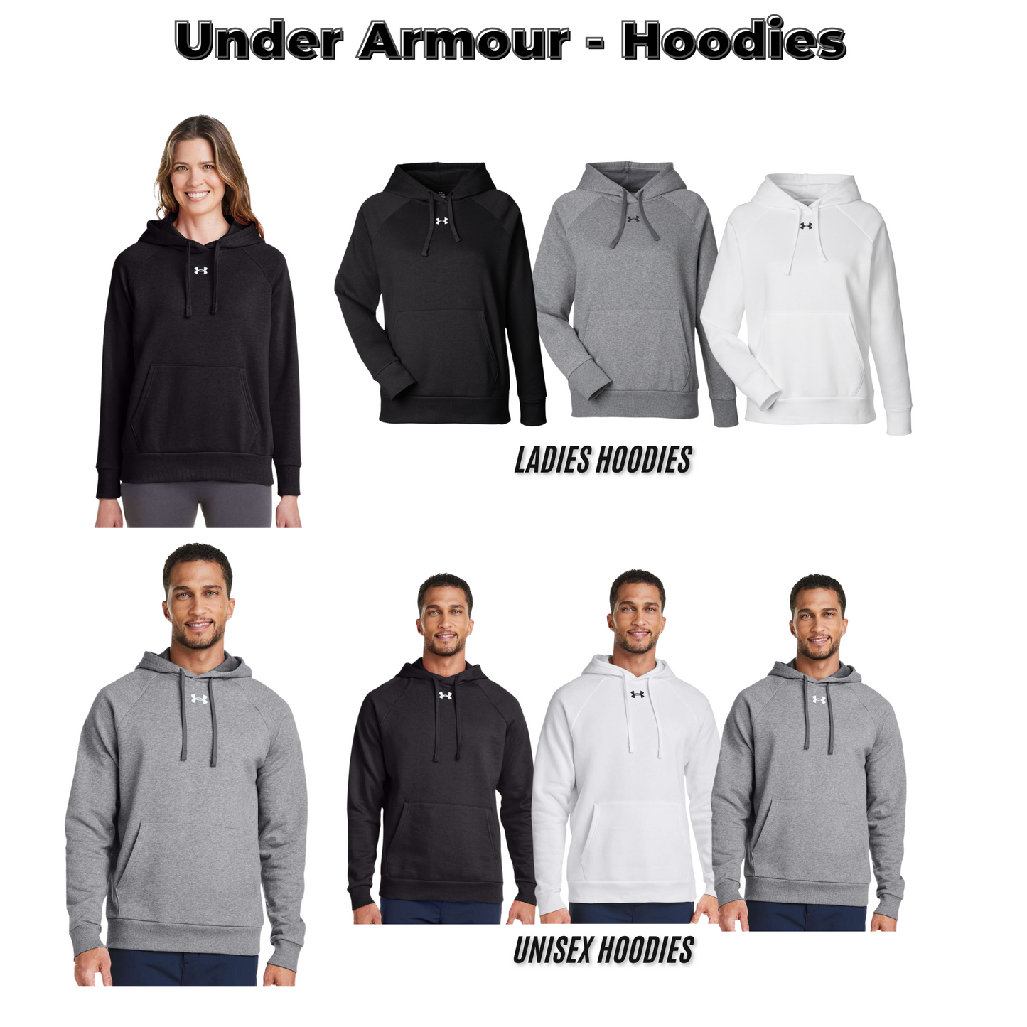 Adult & Ladies - Under Armour Hoodies (AJF)