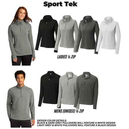 Adult & Ladies - Sport Tek Flex Fleece 1/4 Zip (Centennial Jaguar Football)