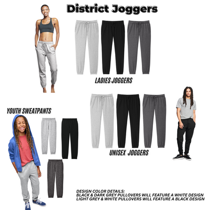 Adult, Ladies & Youth - District Joggers/Sweatpants (Centennial Jaguar Football)
