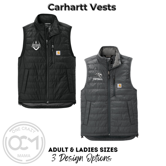 Adult & Ladies - Carhartt Gilliam Vest (Centennial Jaguar Football)