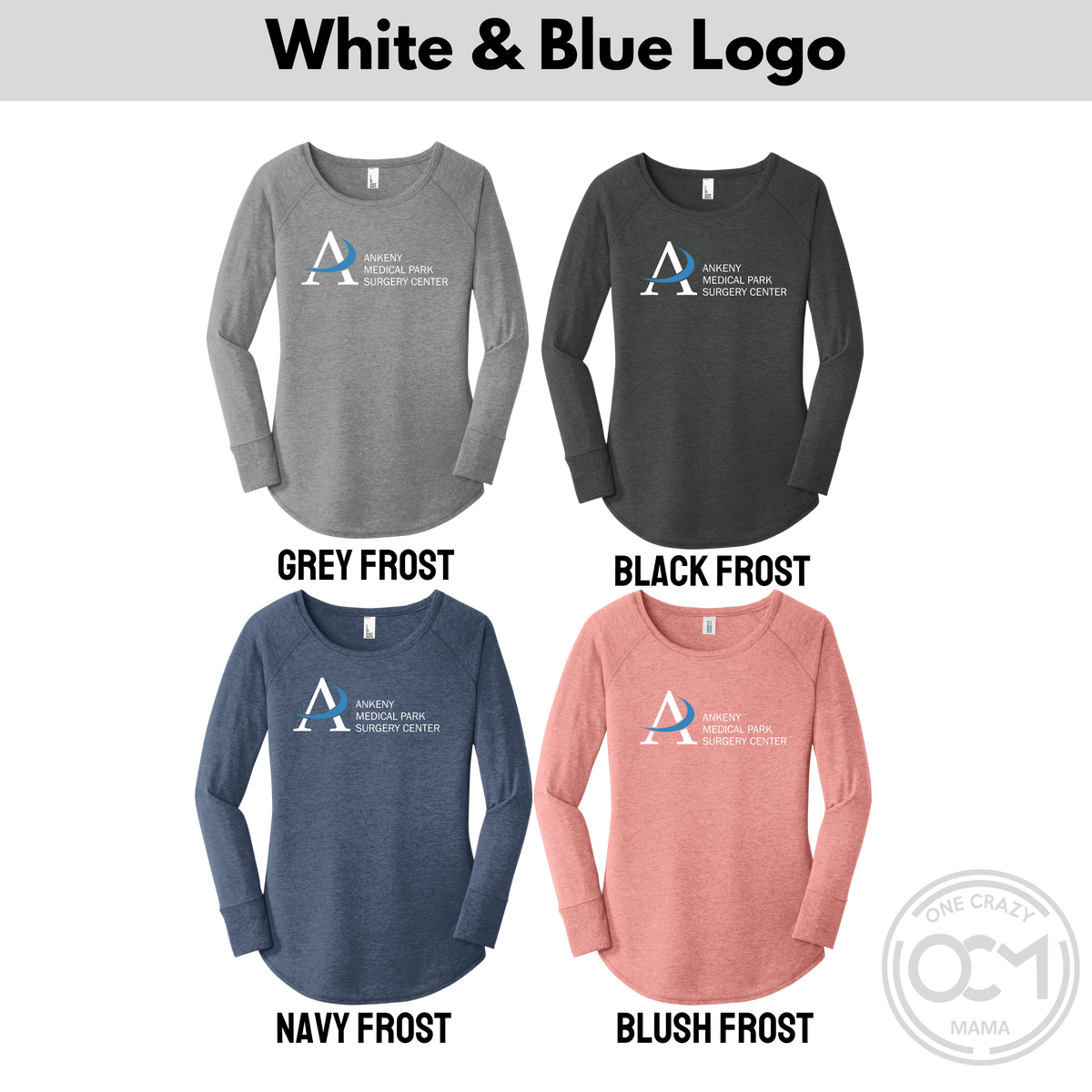 District - Ladies Long Sleeve Tunic Tee  (Ankeny Medical Park)