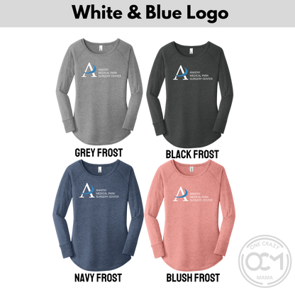 District - Ladies Long Sleeve Tunic Tee  (Ankeny Medical Park)