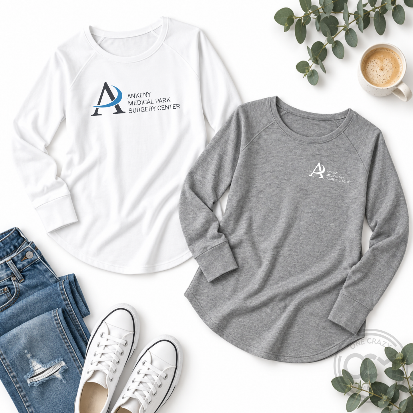 District - Ladies Long Sleeve Tunic Tee  (Ankeny Medical Park)