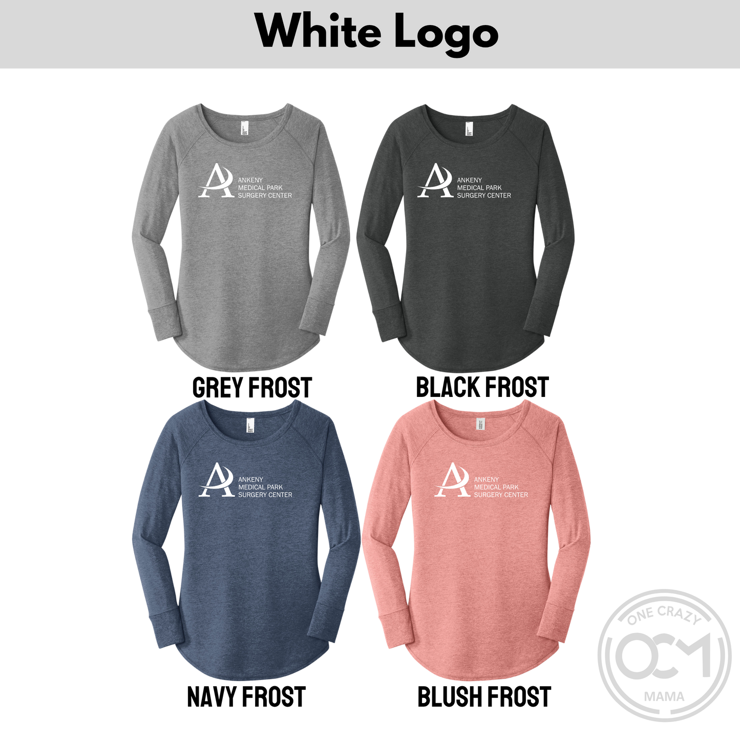 District - Ladies Long Sleeve Tunic Tee  (Ankeny Medical Park)