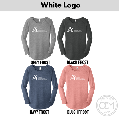 District - Ladies Long Sleeve Tunic Tee  (Ankeny Medical Park)