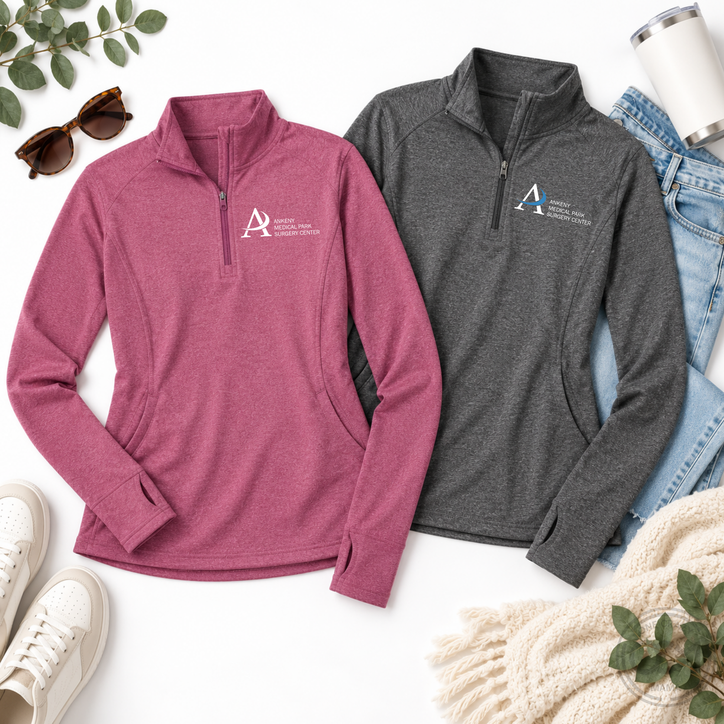 Sport Tek - Ladies Stretch 1/2-Zip Pullover (Ankeny Medical Park)