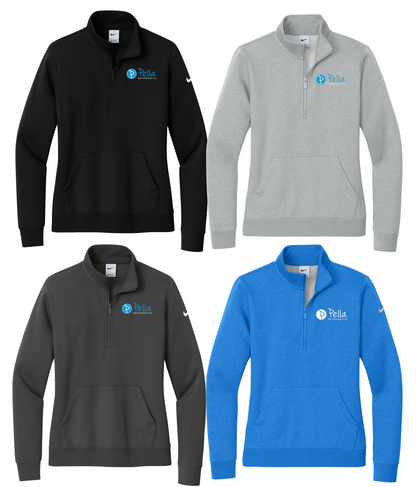 Nike - Ladies Club Fleece 1/2 Zip (Pella Orthodontics)