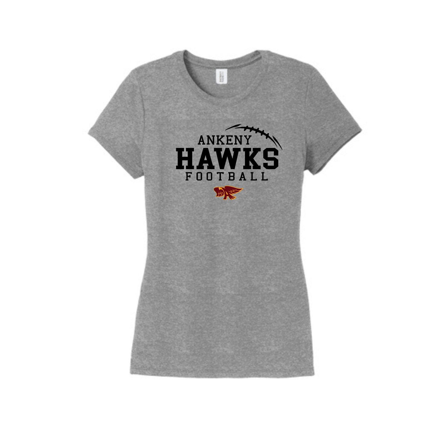 Ladies - District Perfect Tri Tee (Ankeny Hawks Football 2024)