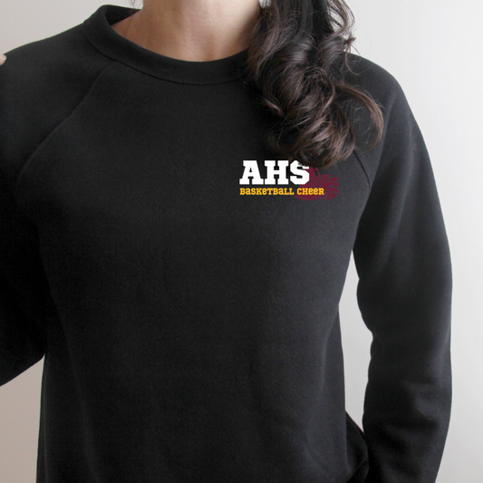 Bella+Canvas - Unisex Crewneck Sweatshirt - (Ankeny Hawks Basketball Cheer)