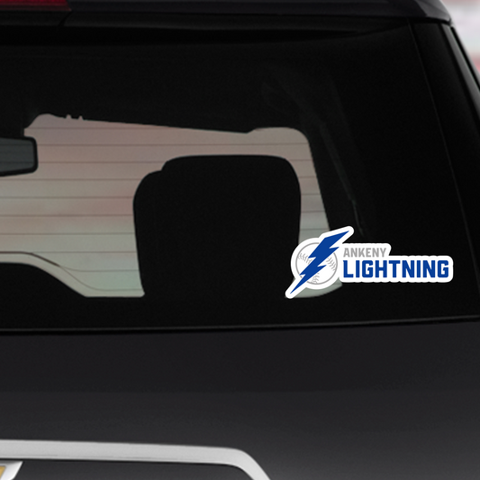 Car Decal (Lightning Baseball)