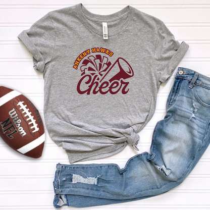 Senior Mom Hawk Cheer  (5 Apparel Choices) -U Pick Name