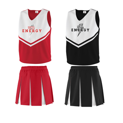 Girls - Cheerleading Outfit (Iowa Energy Baseball)