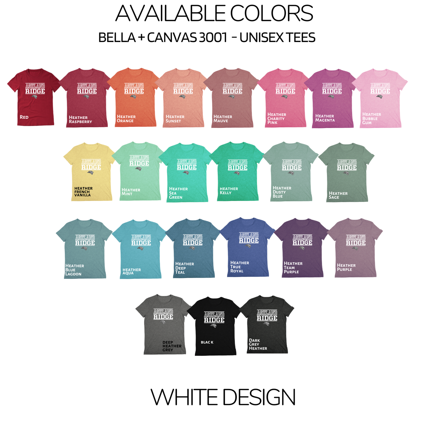 Bella+ Canvas - Unisex Tee (Ashland Ridge)