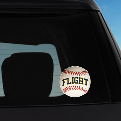 Car Decal (Flight Baseball)