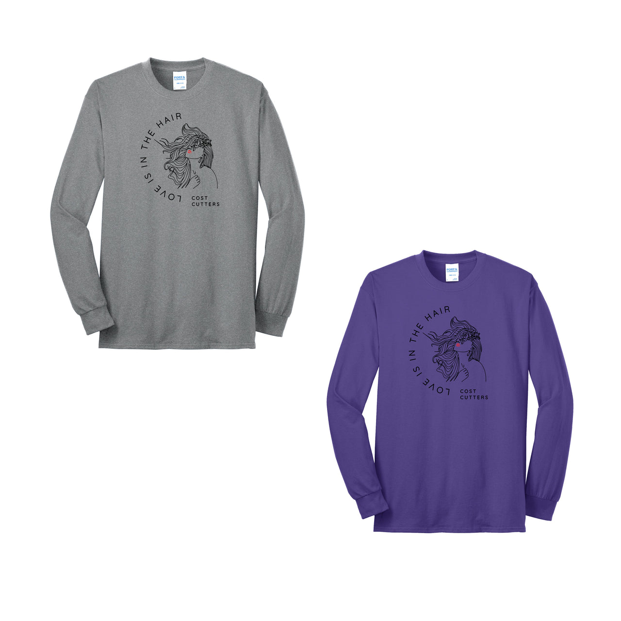 Adult - Unisex Long Sleeve Tee up to 6XL (Cost Cutters)