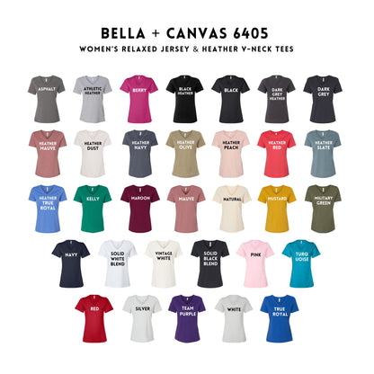 Ladies - Bella Relaxed Jersey V-Neck Tee - (Ankeny Real Estate Group)