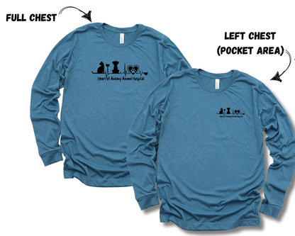 Unisex Long Sleeve Tee (Heart of Ankeny)