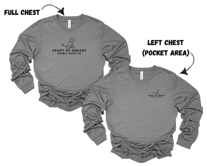Unisex Long Sleeve Tee (Heart of Ankeny)