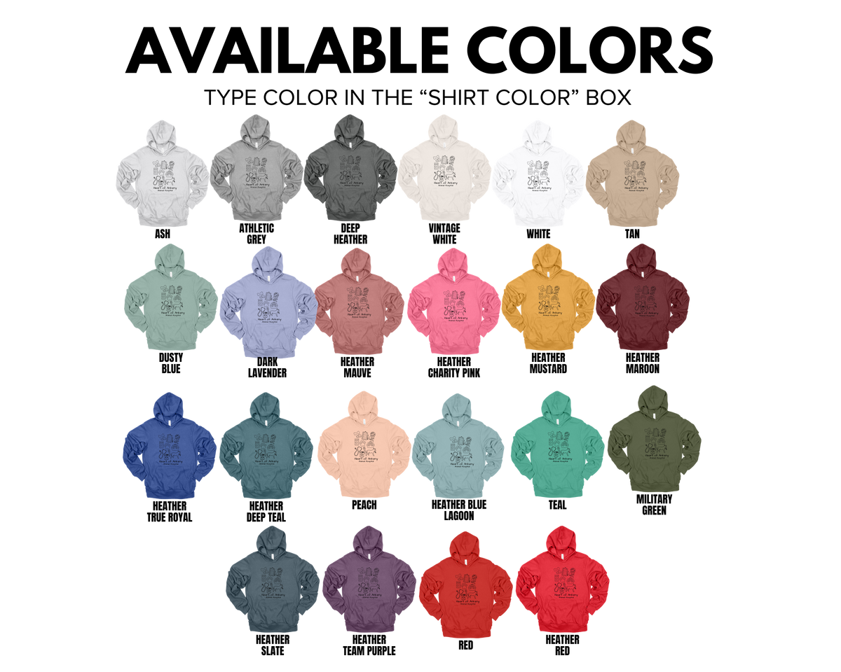 Bella+Canvas - Unisex Hoodie - (Heart of Ankeny)