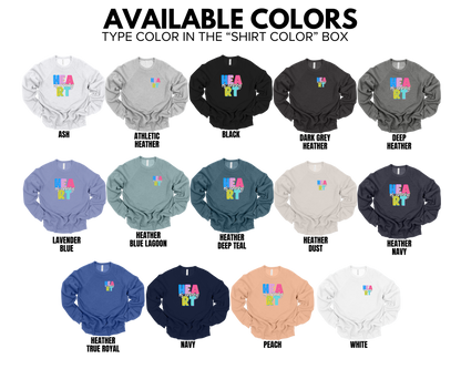 Bella+Canvas - Unisex Crewneck Sweatshirt - (Heart of Ankeny)