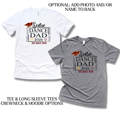 Bella+Canvas - 4 Apparel Options (Ankeny Senior Dance Dad 2026)