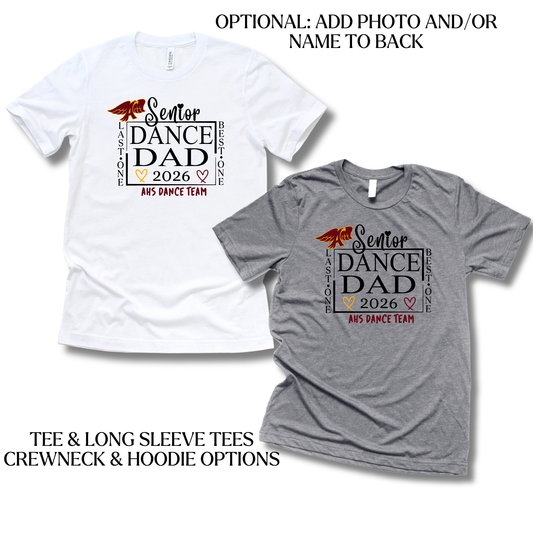 Bella+Canvas - 4 Apparel Options (Ankeny Senior Dance Dad 2026)