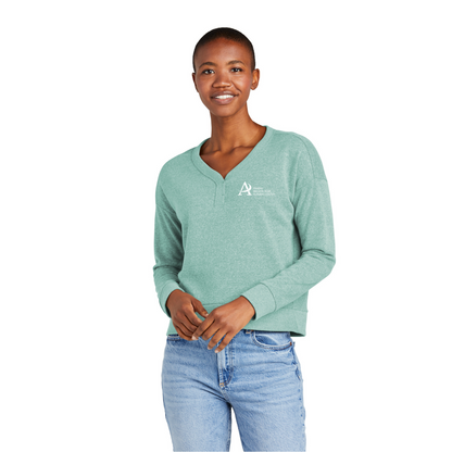 Ladies - District Fleece Vneck Sweatshirt (Ankeny Medical Park)