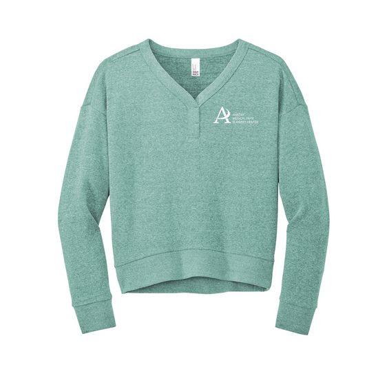 Ladies - District Fleece Vneck Sweatshirt (Ankeny Medical Park)