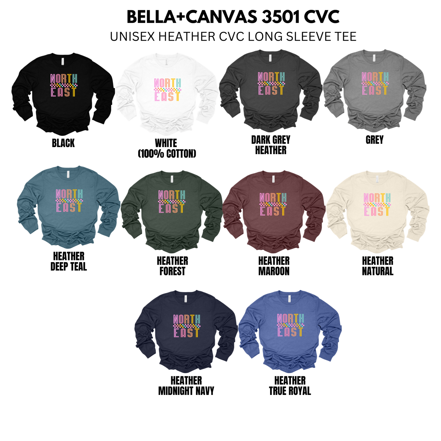 Bella + Canvas Long Sleeve Tee (NE Elementary Staff)