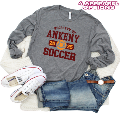 Adult - 4 Bella Apparel Options  (Ankeny Hawks Soccer)