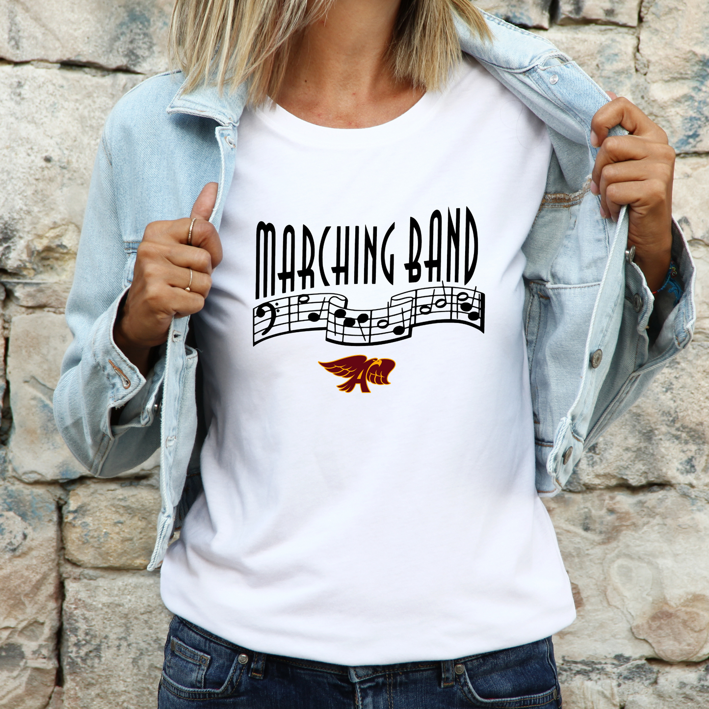 Adult - (6 Bella Apparel Choices) (Ankeny Hawks Marching Band)