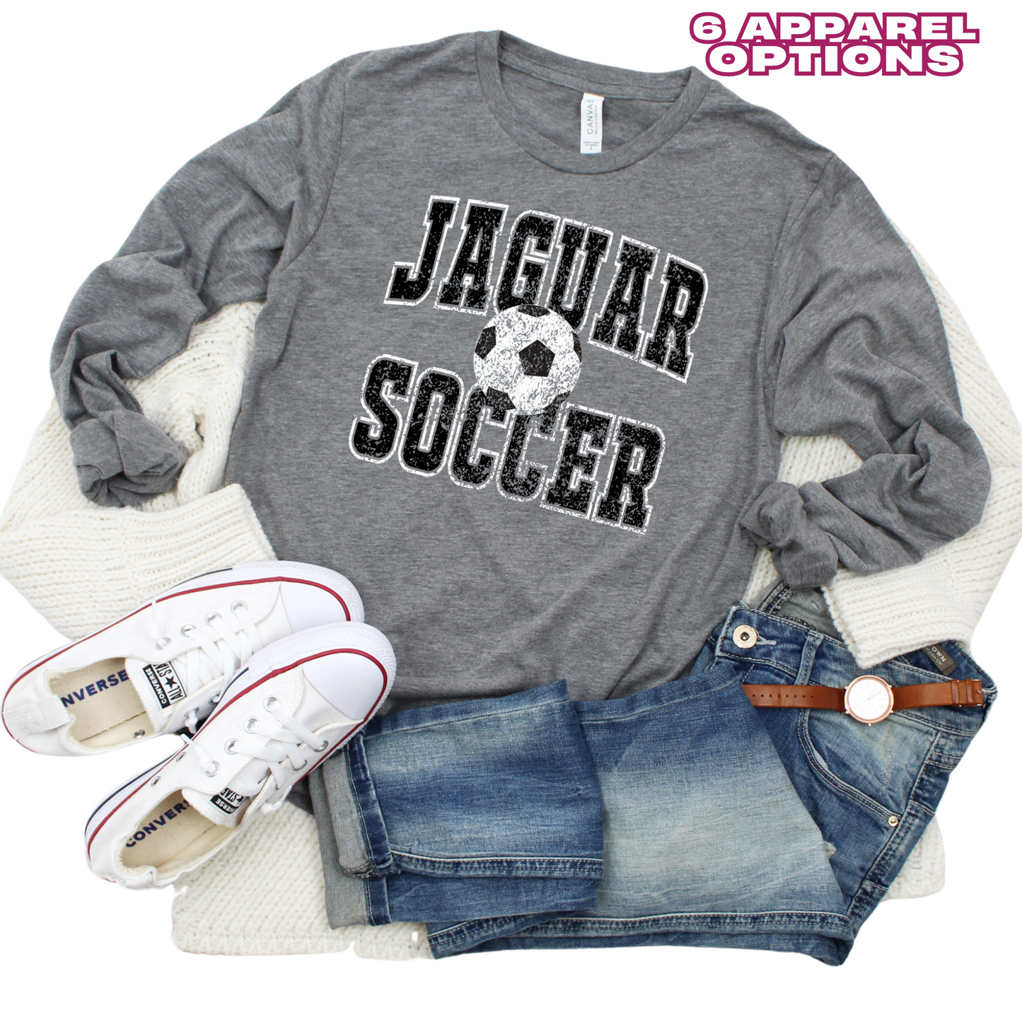 Adult - 6 Apparel Options  (Centennial Jaguar Soccer)