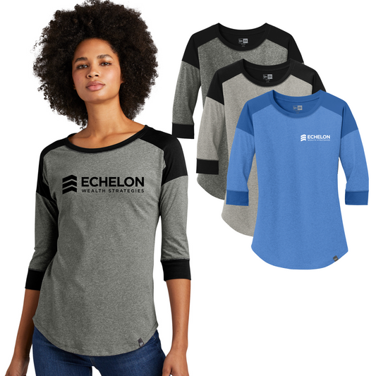Ladies - New Era - Hertitage 3/4 Sleeve Tee (Echelon)