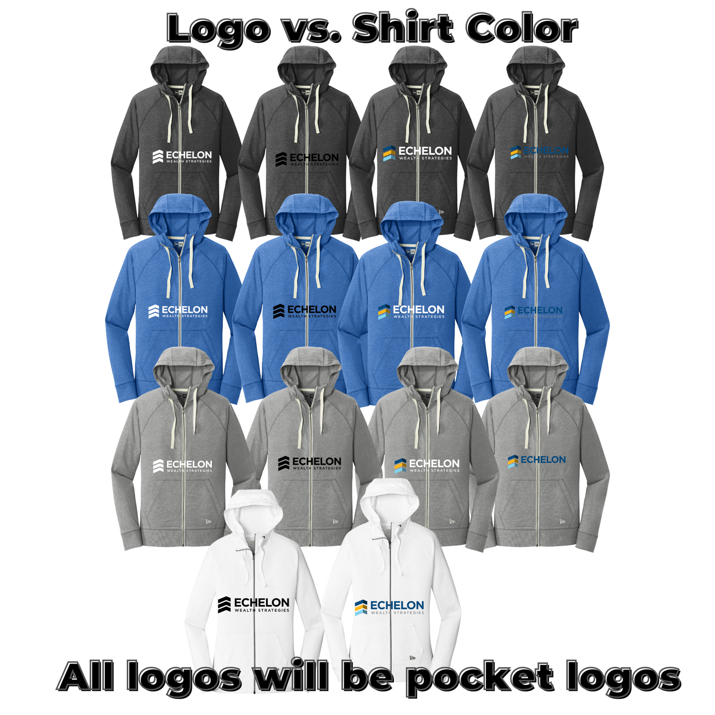 Ladies - New Era - Sueded Full Zip Hoodie (Echelon)